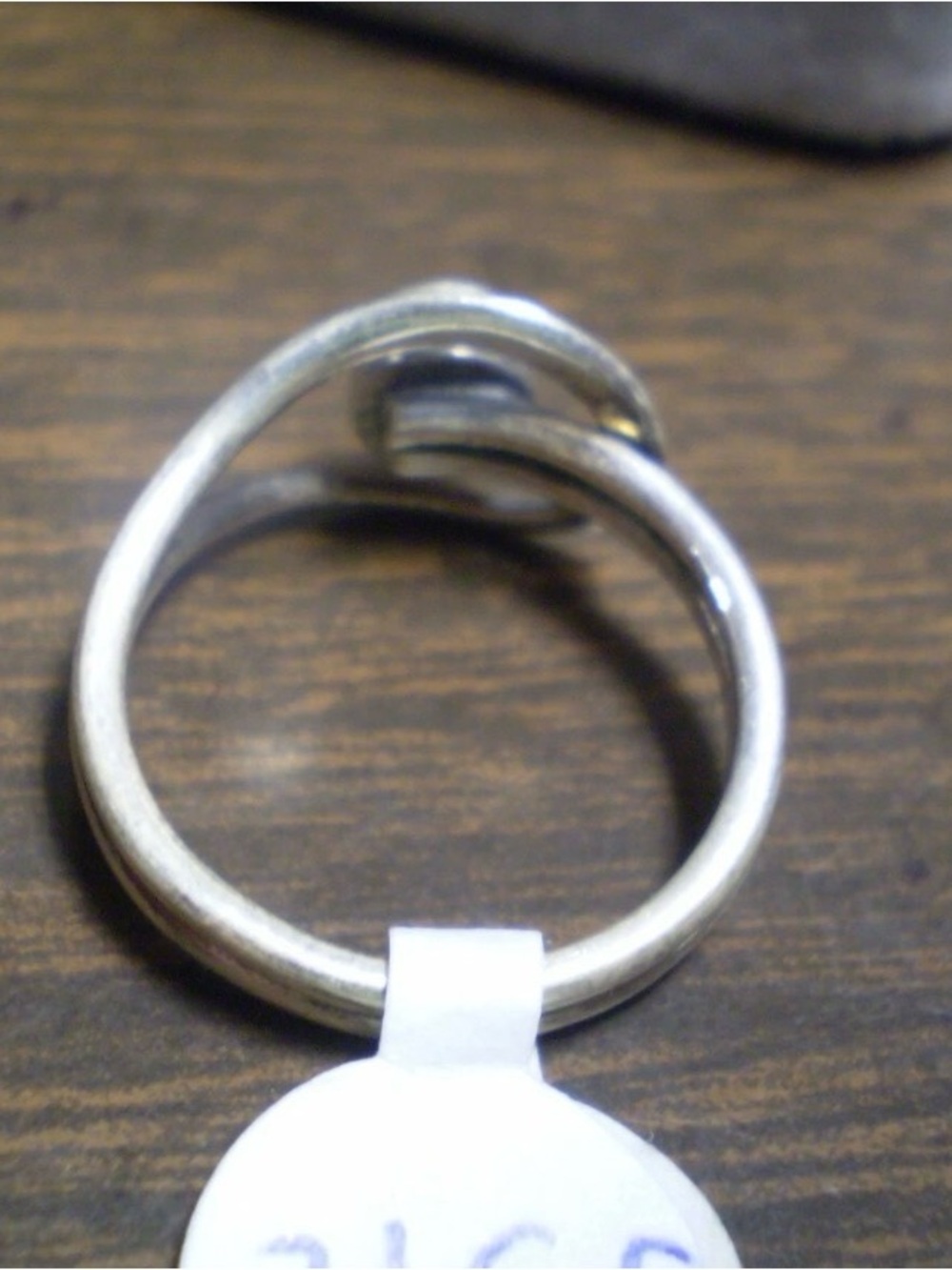 Yellow Gemstone Sterling Silver Ring - Picture 3 of 5